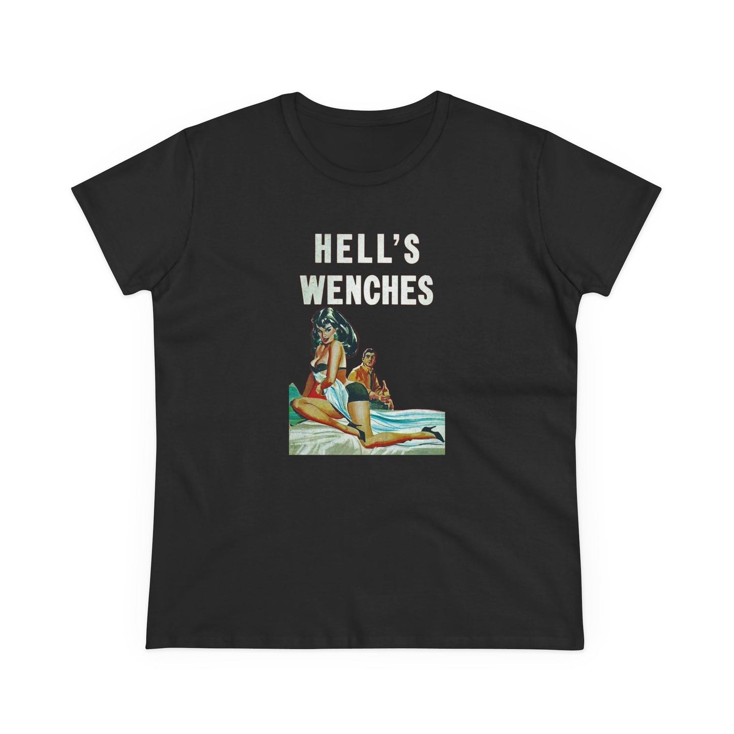 Hell's Wenches Womens T-shirt - Retro Au Go Go