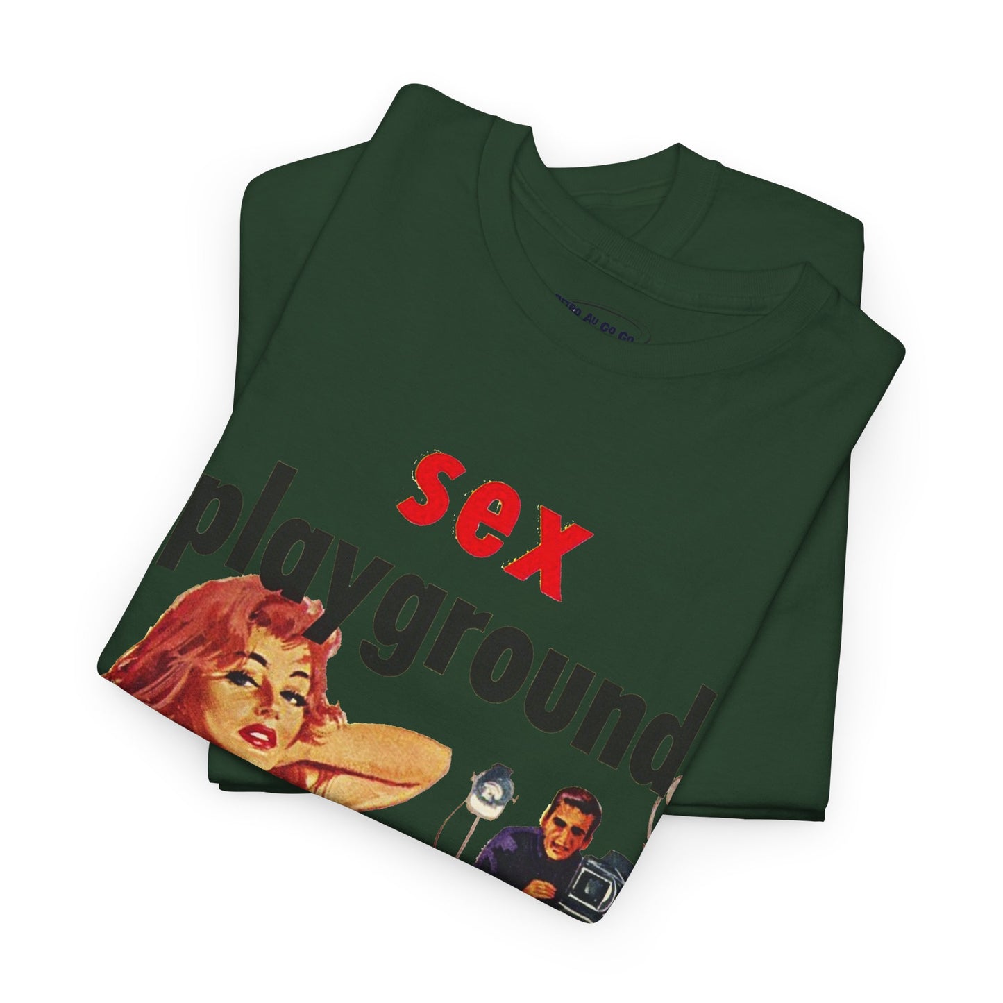 Sex Playground T-shirt - Retro Au Go Go