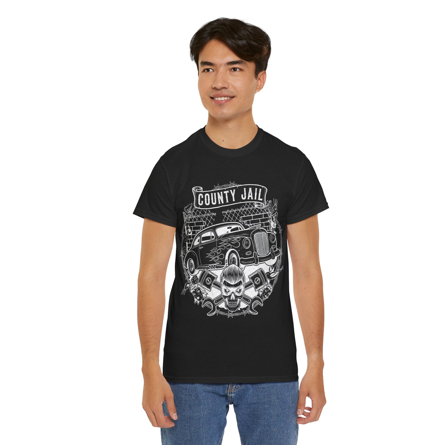 County Jail T-Shirt - Retro Au Go Go