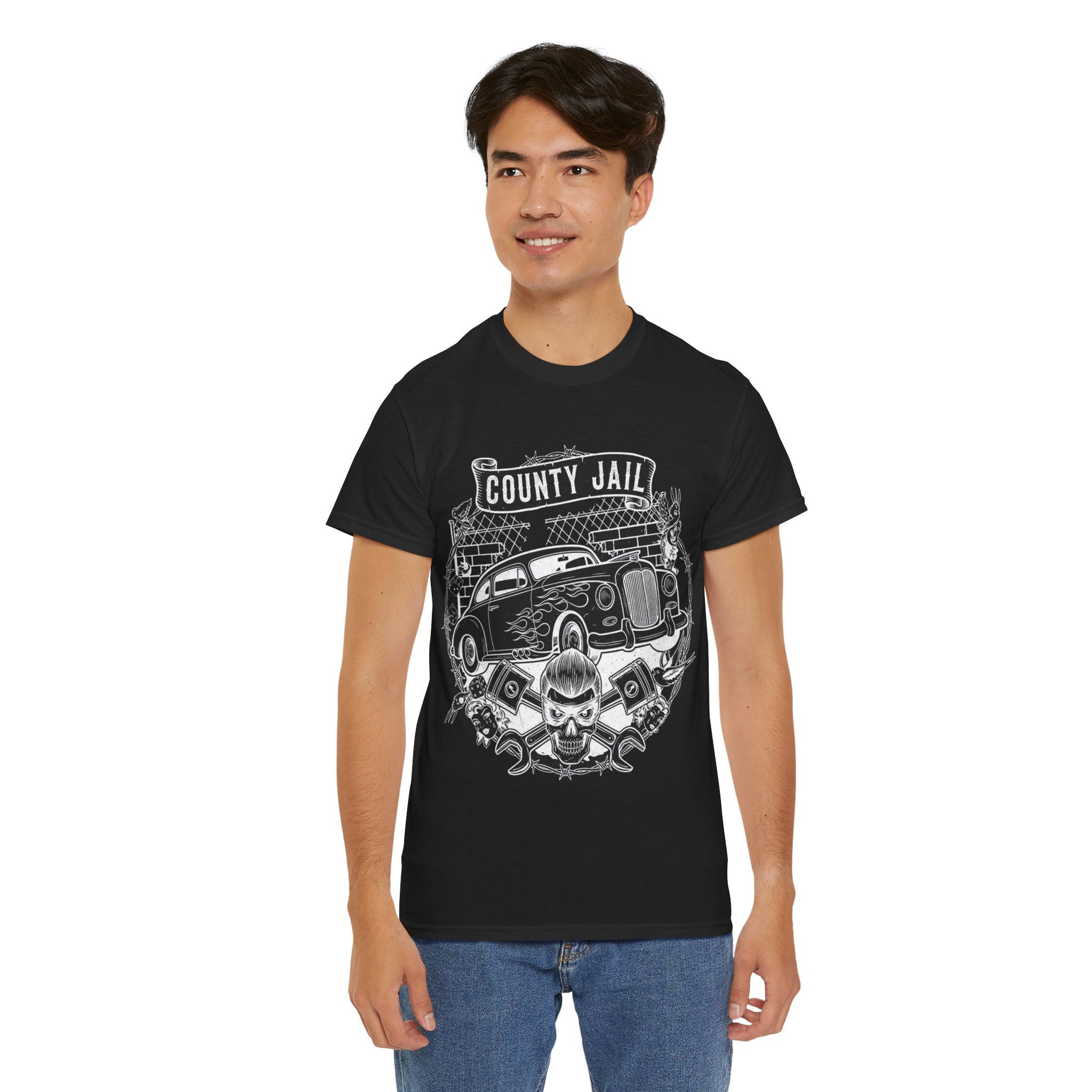 County Jail T-Shirt - Retro Au Go Go