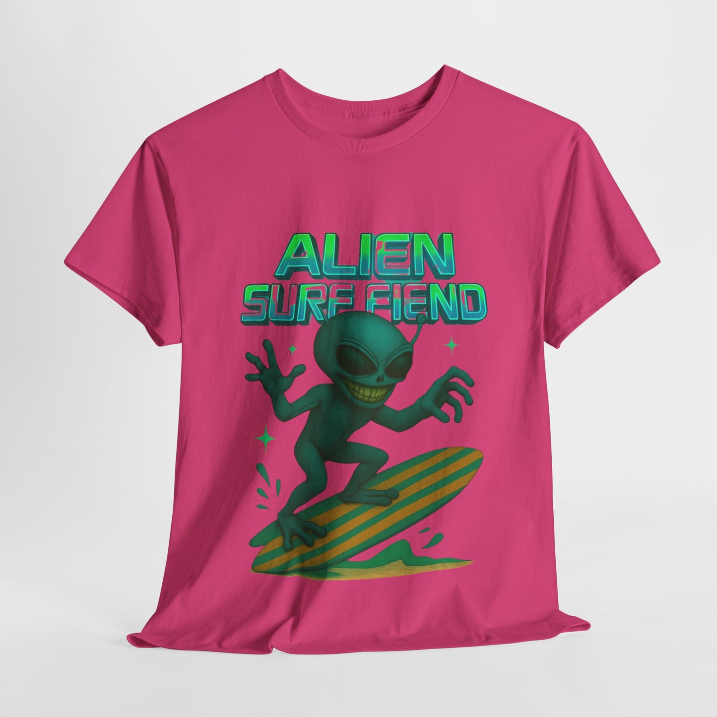 Alien Surf Fiend T-shirt - Retro Au Go Go