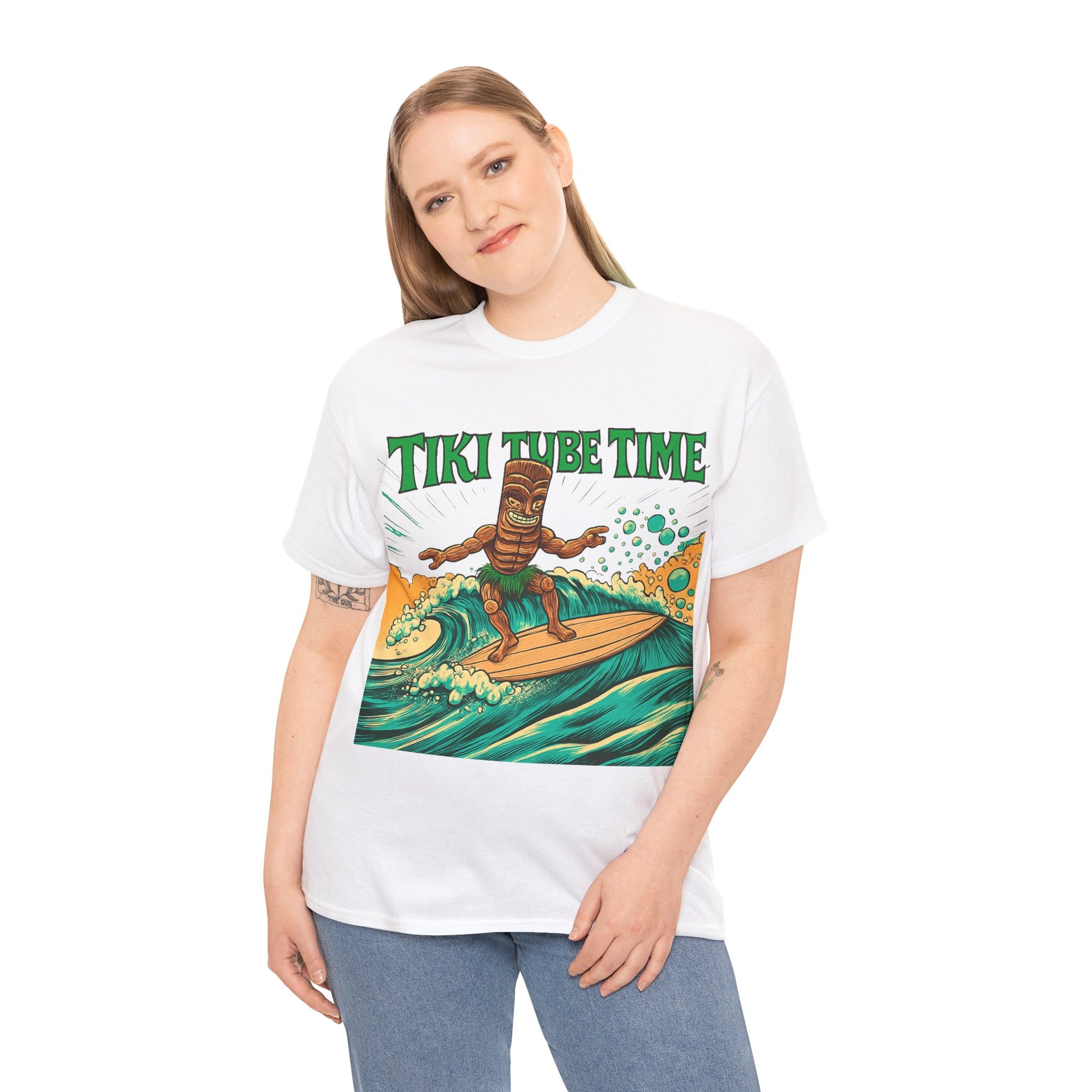 Tiki Tube Time T-shirt - Retro Au Go Go