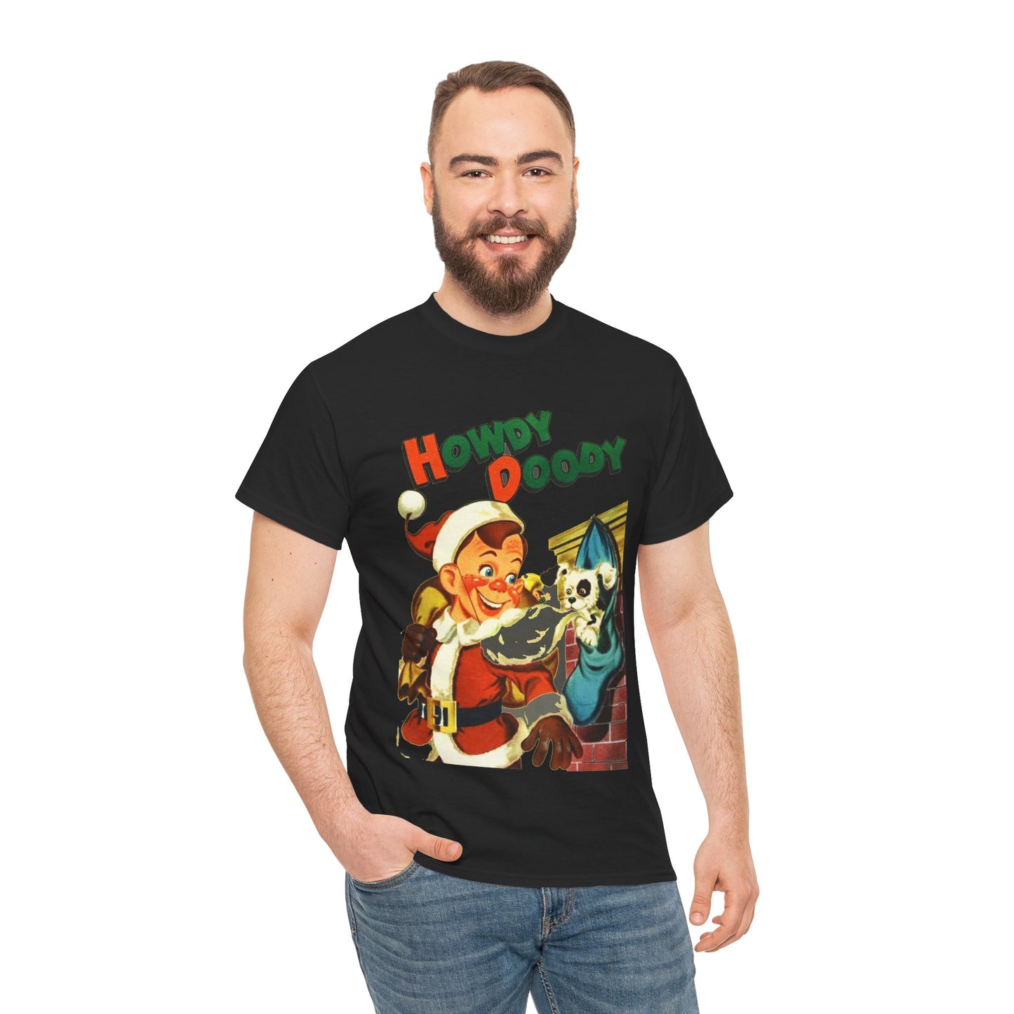 Howdy Doody Christmas T-shirt - Retro Au Go Go