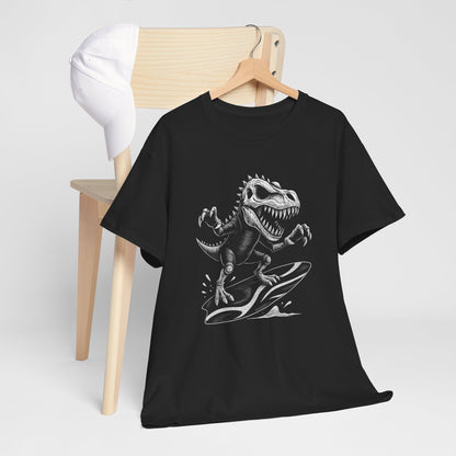 T - Rex Surfing T-shirt - Retro Au Go Go