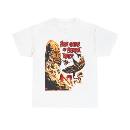 She Gods Of Shark Reef T-Shirt - Retro Au Go Go