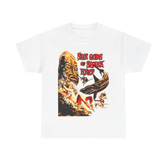She Gods Of Shark Reef T-Shirt - Retro Au Go Go