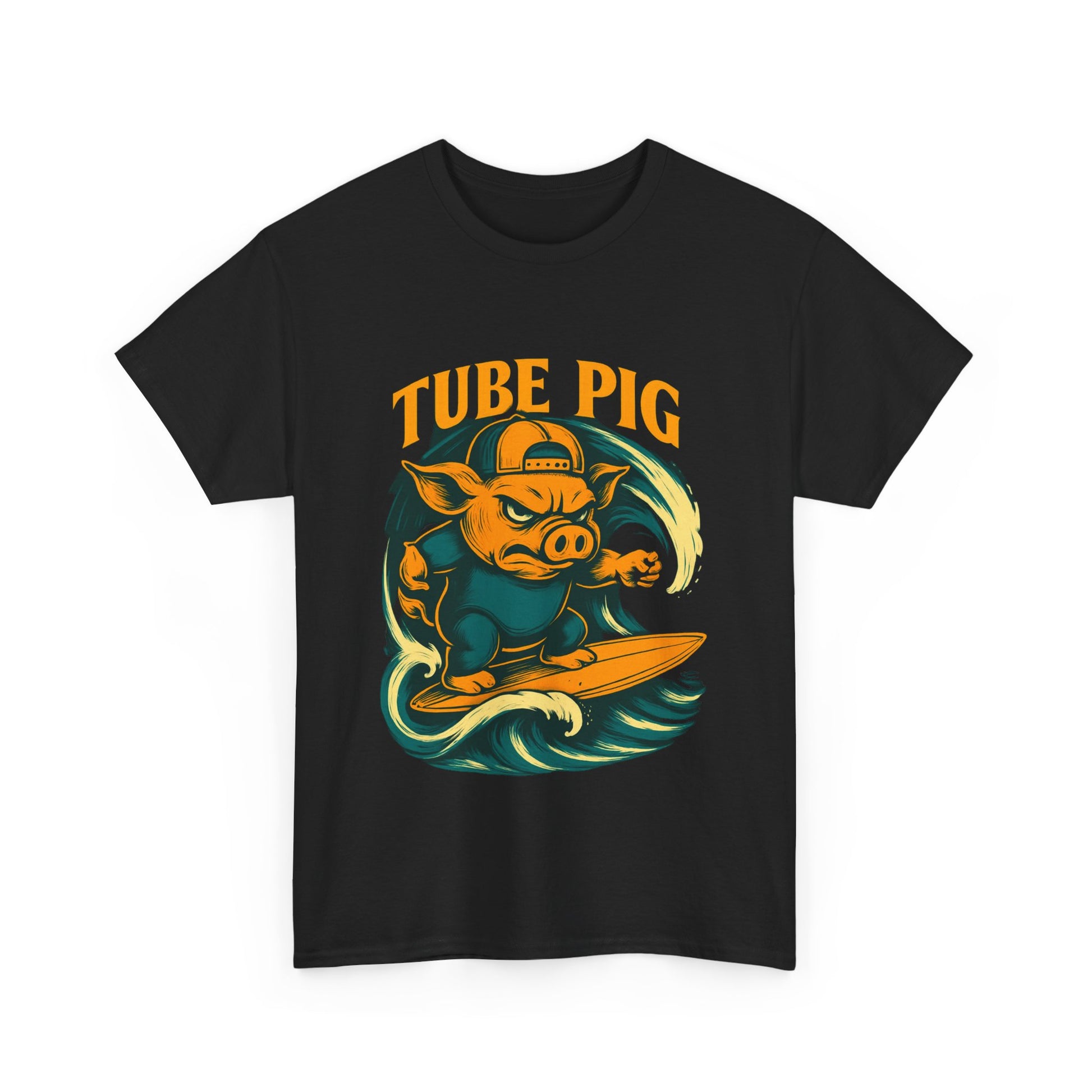 Tube Pig T-shirt - Retro Au Go Go