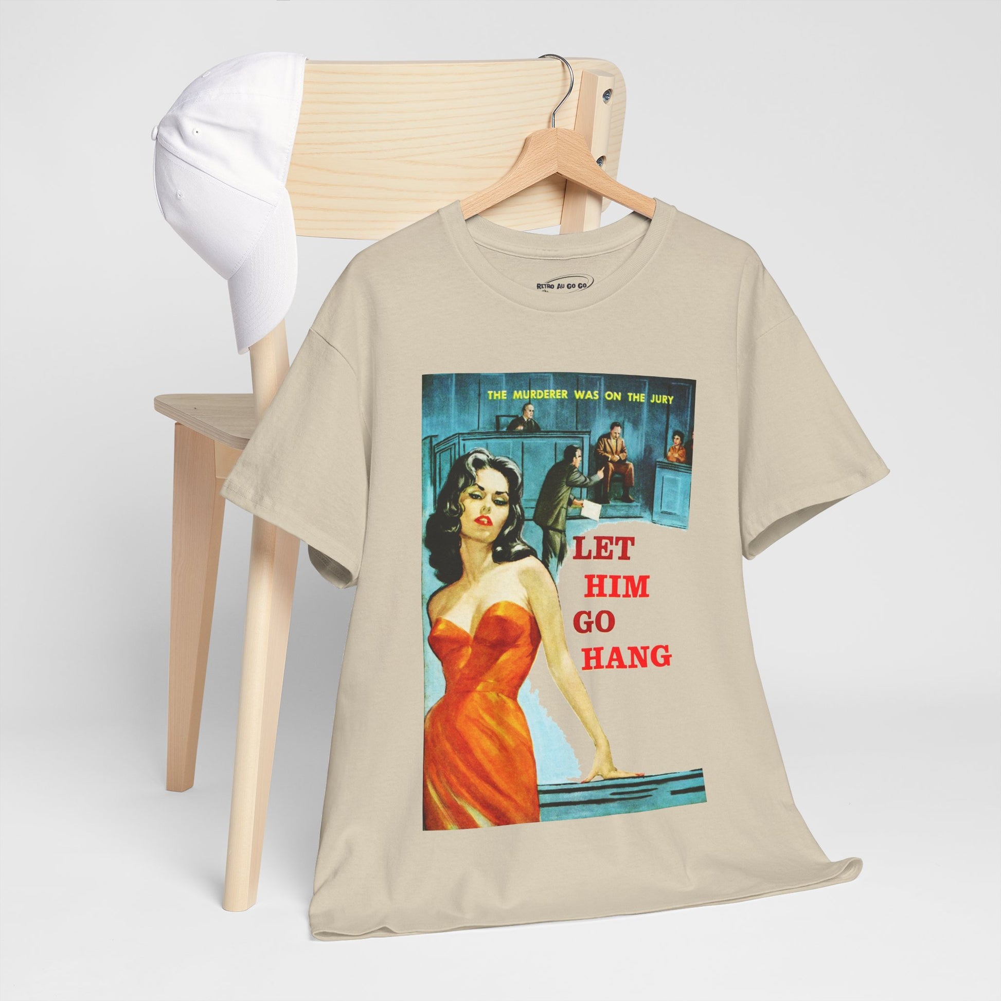 Let Him Go Hang T-shirt - Retro Au Go Go