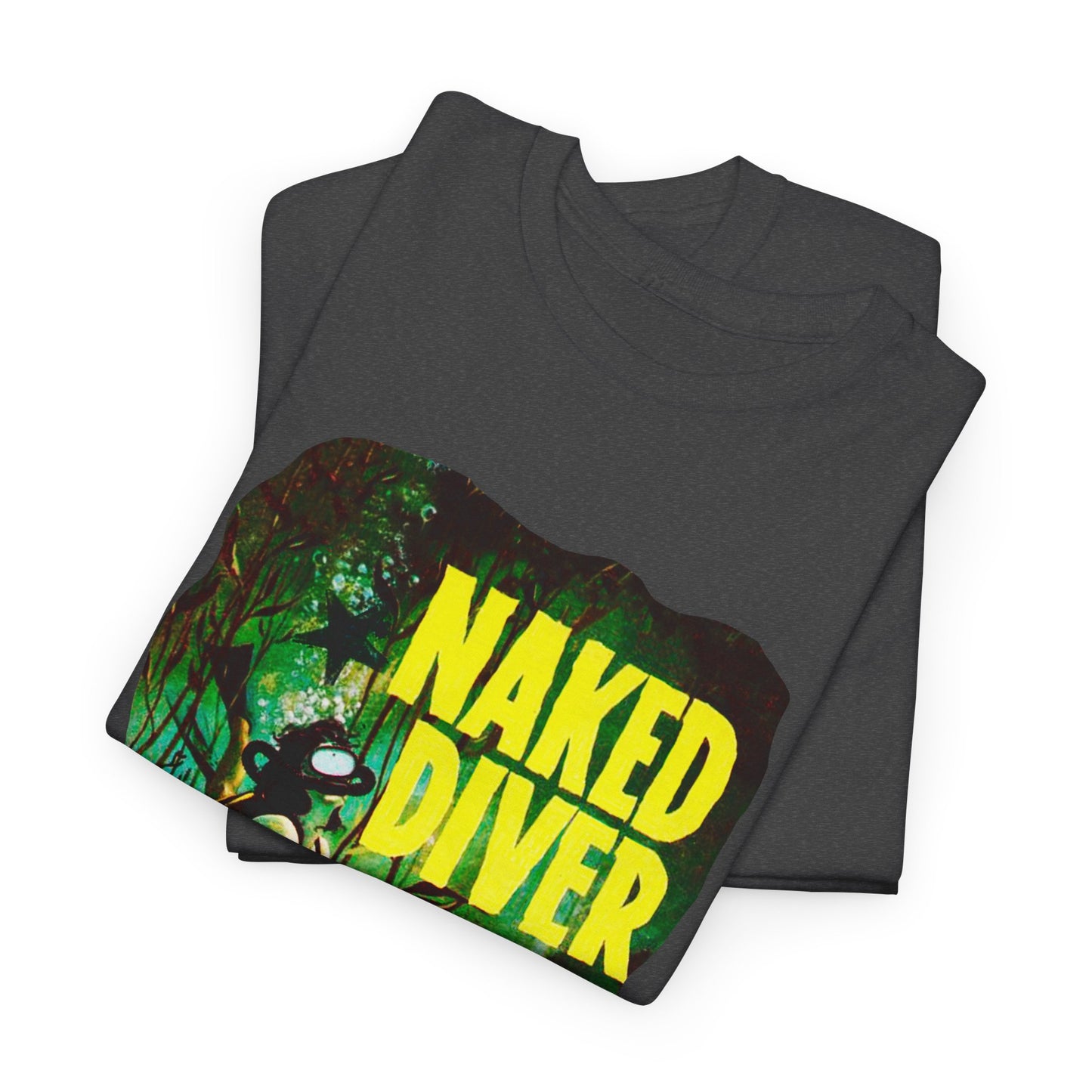 Naked Diver T-shirt - Retro Au Go Go