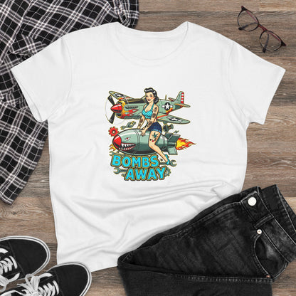 Bombs Away Womens T-Shirt - Retro Au Go Go