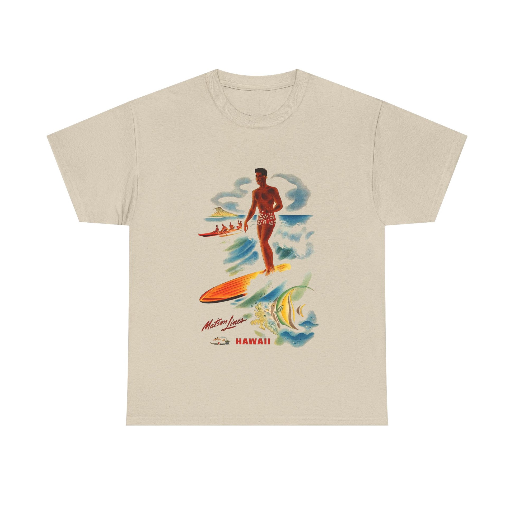 Surf Hawaii T-shirt - Retro Au Go Go