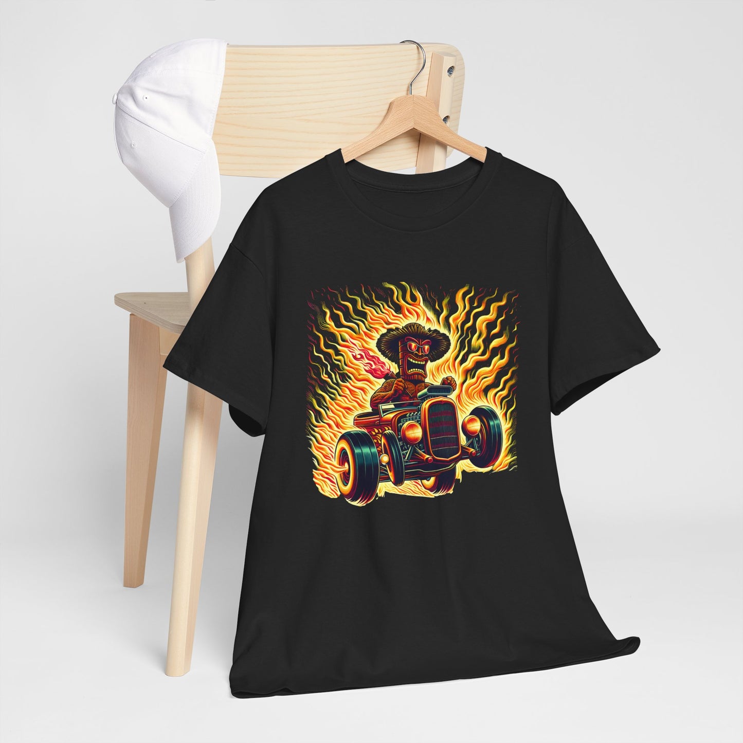 Tiki Hotrodder T-shirt - Retro Au Go Go