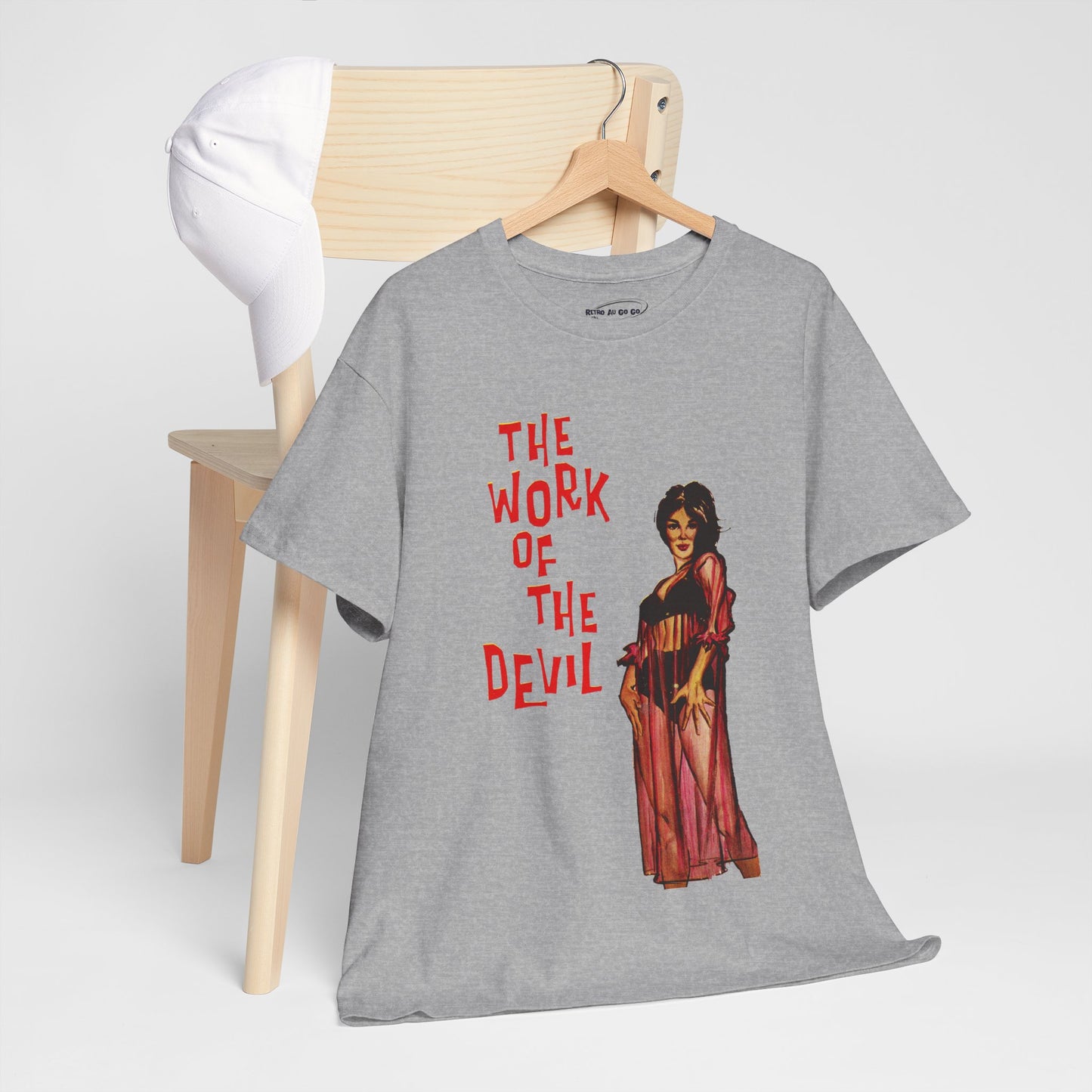 The Work Of The Devil T-shirt - Retro Au Go Go