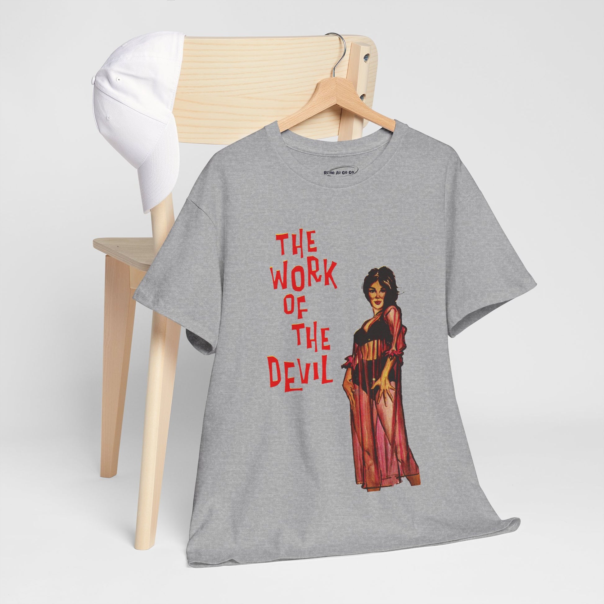 The Work Of The Devil T-shirt - Retro Au Go Go