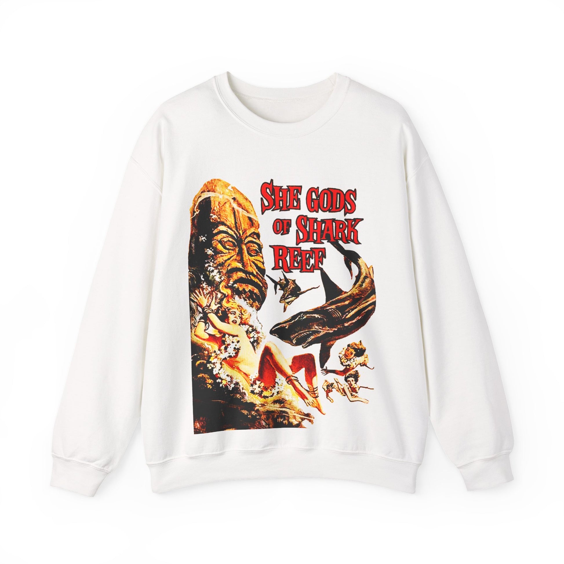 She Gods Of Shark Reef Sweatshirt - Retro Au Go Go