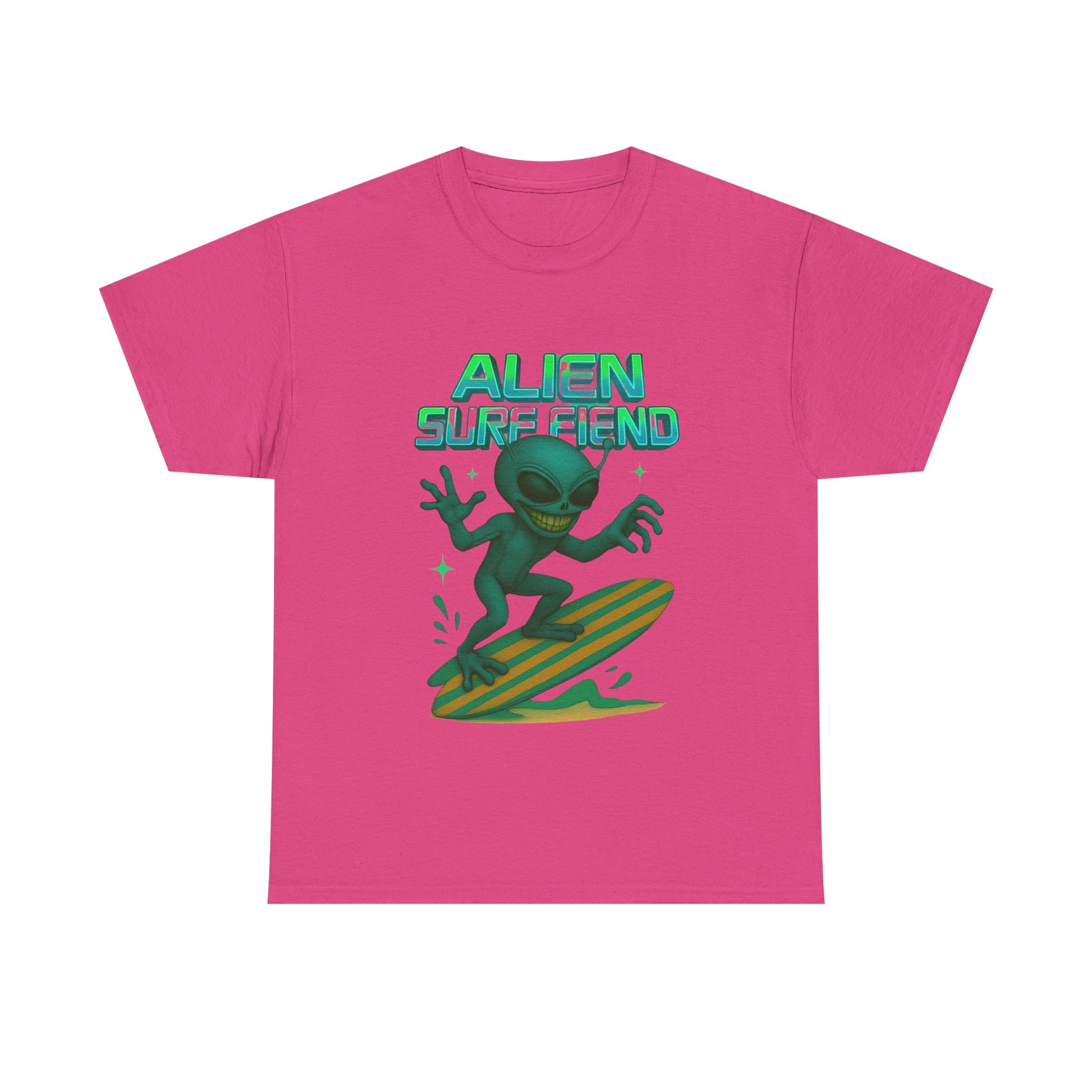 Alien Surf Fiend T-shirt - Retro Au Go Go