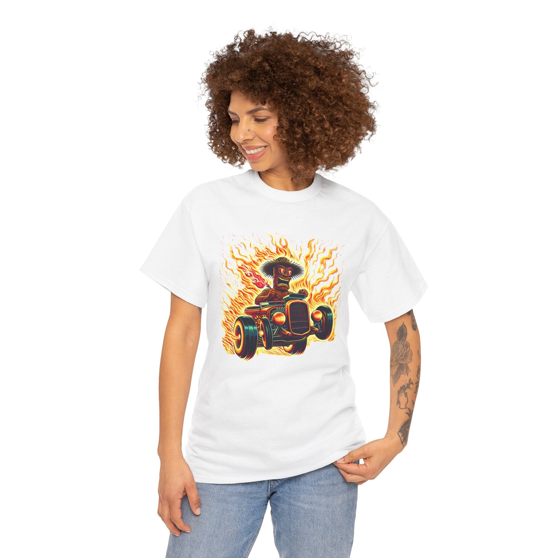 Tiki Hotrodder T-shirt - Retro Au Go Go