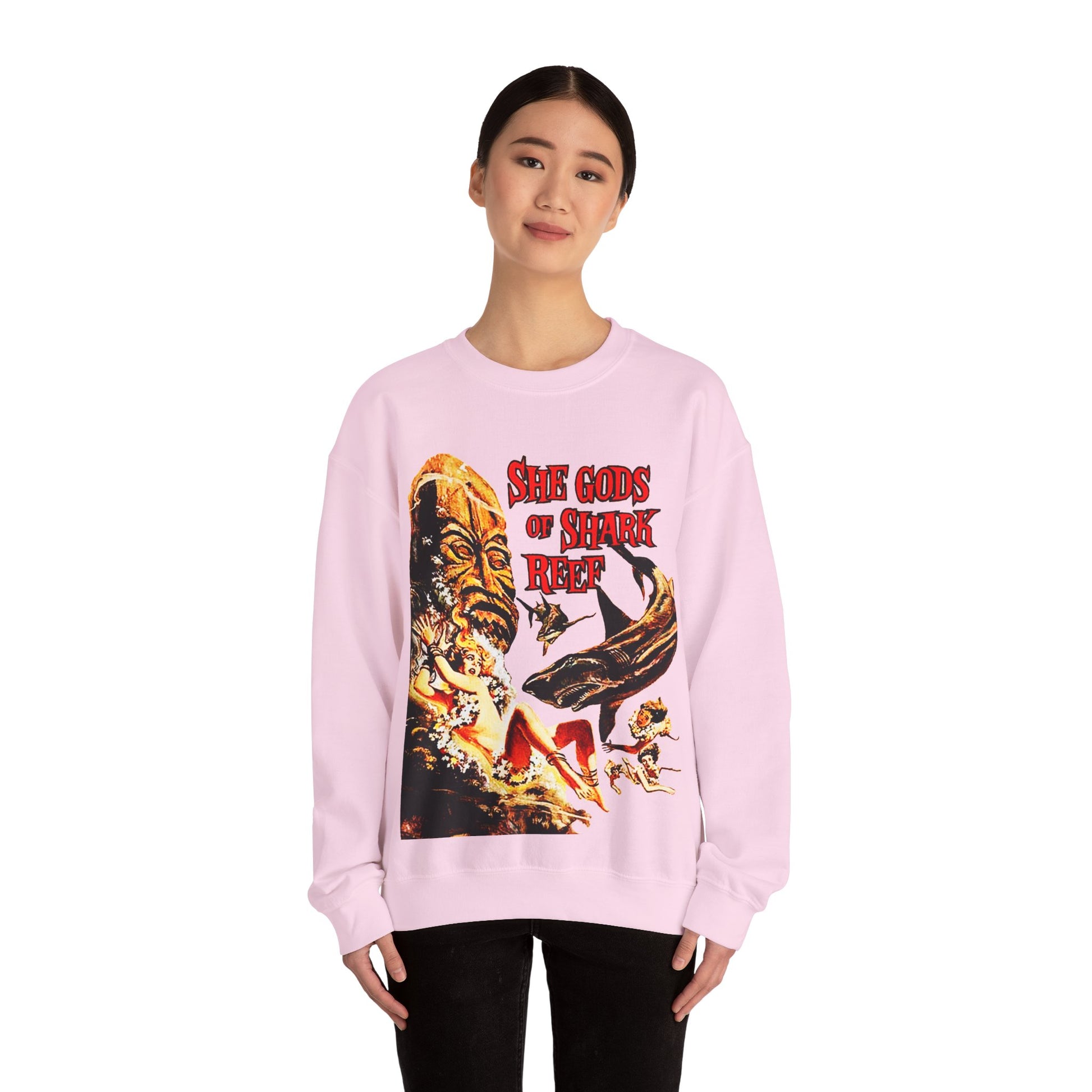 She Gods Of Shark Reef Sweatshirt - Retro Au Go Go