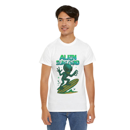 Alien Surf Fiend T-shirt - Retro Au Go Go