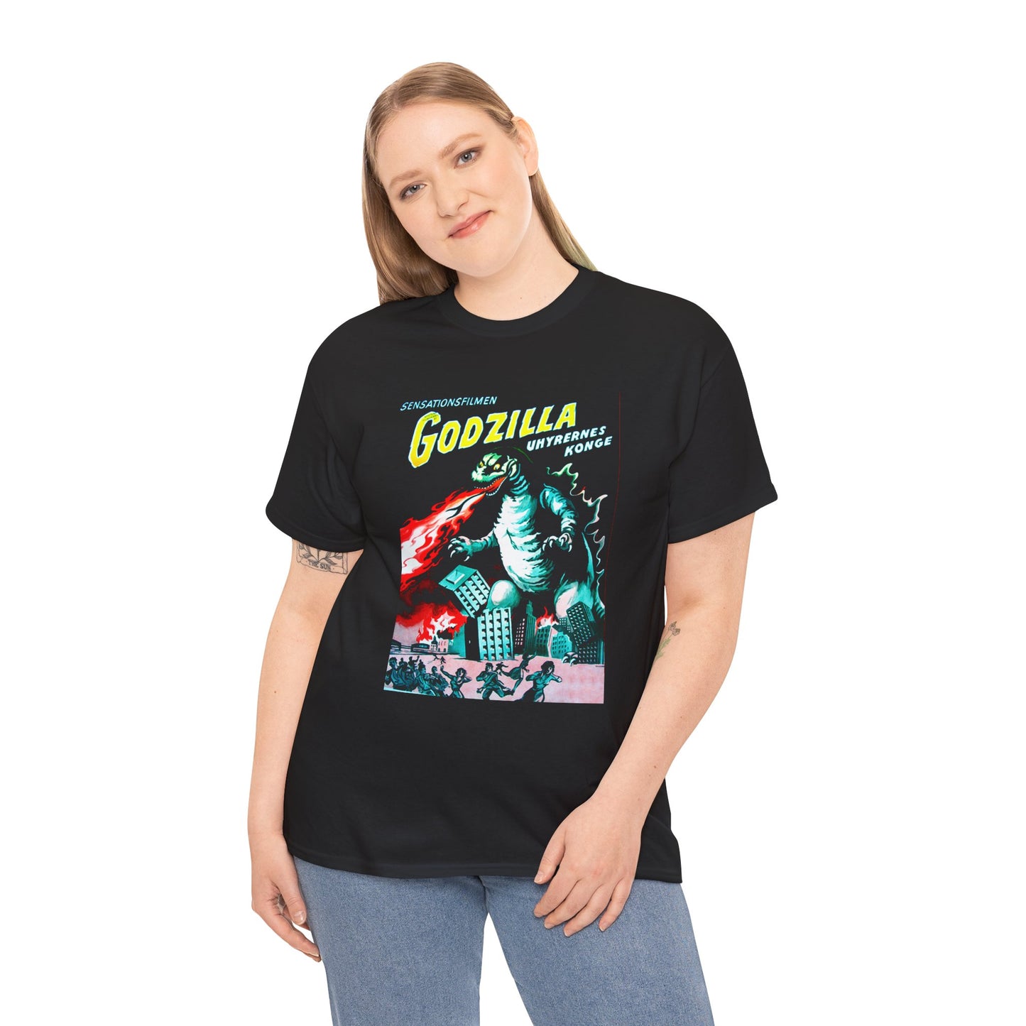 Godzilla T-shirt - Retro Au Go Go