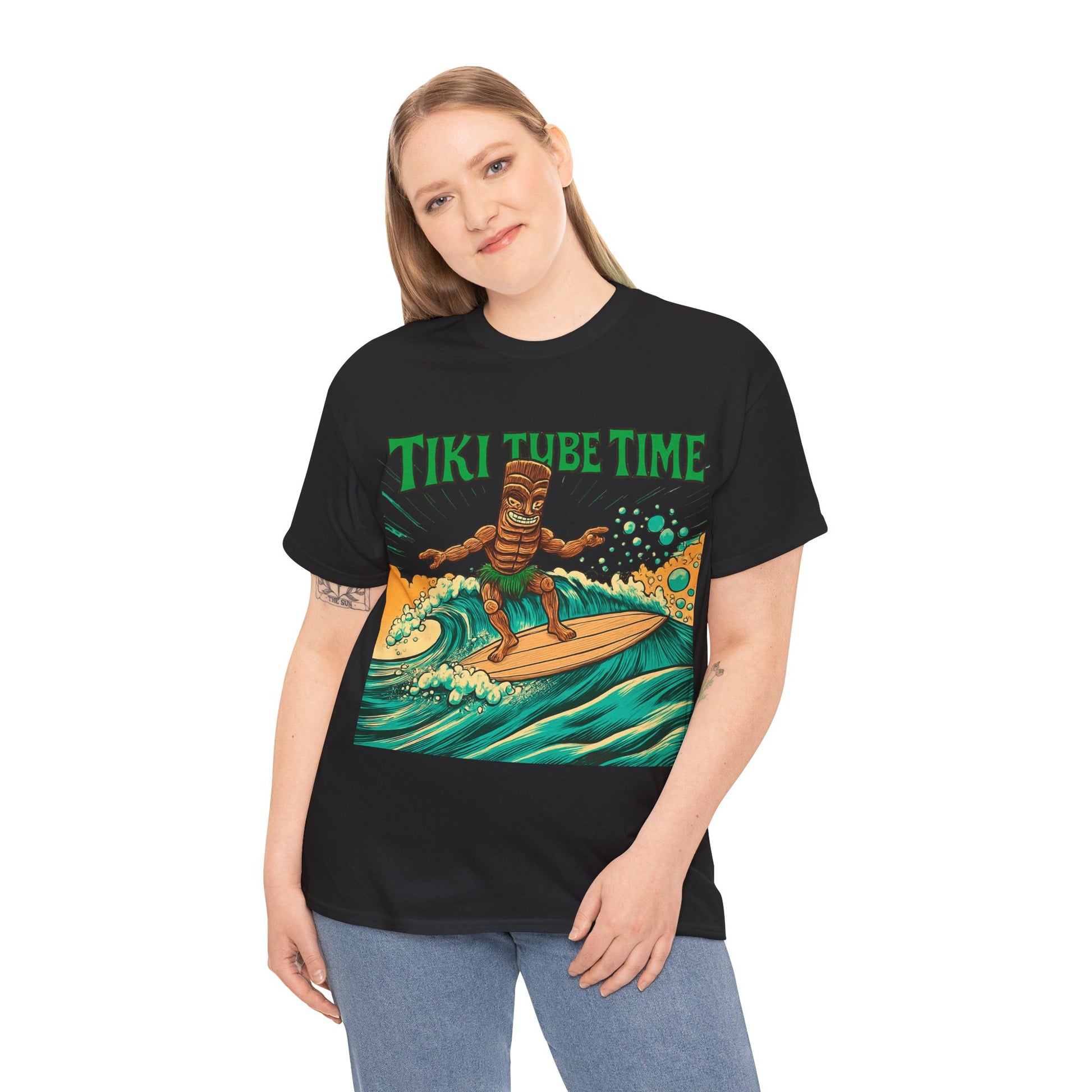 Tiki Tube Time T-shirt - Retro Au Go Go