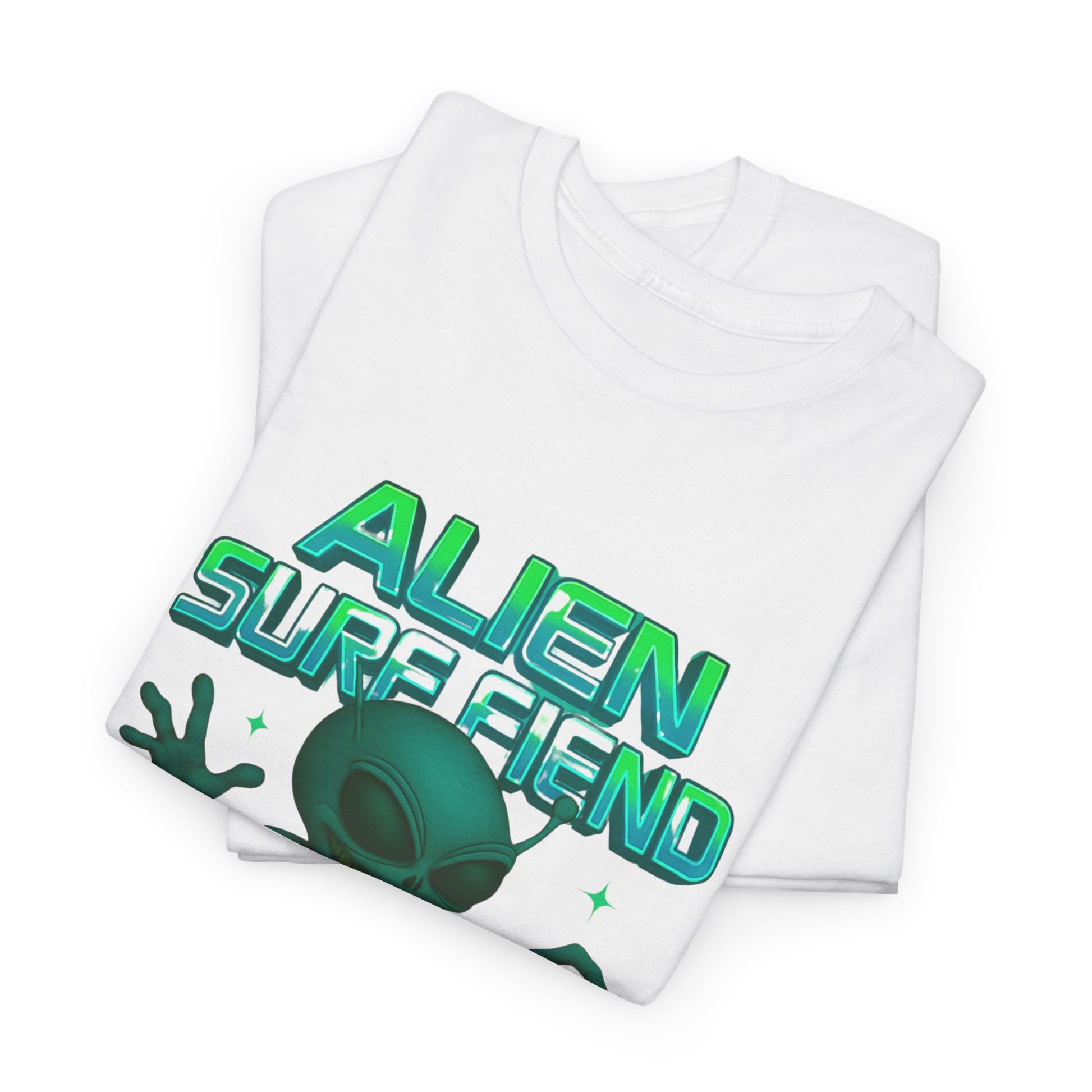 Alien Surf Fiend T-shirt - Retro Au Go Go