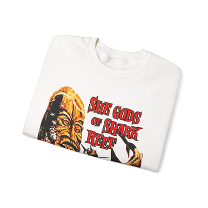 She Gods Of Shark Reef Sweatshirt - Retro Au Go Go