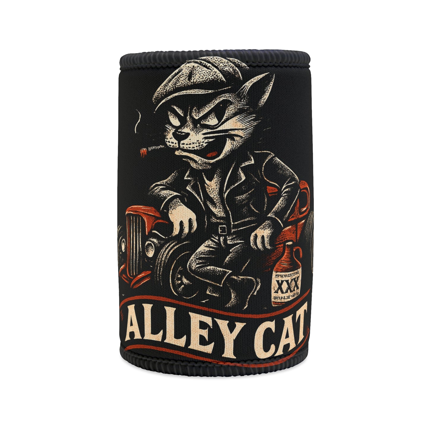 Alley Cat Stubby Cooler - Retro Au Go Go