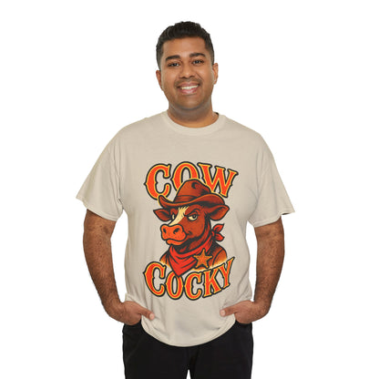 Cow Cocky T-Shirt - Retro Au Go Go