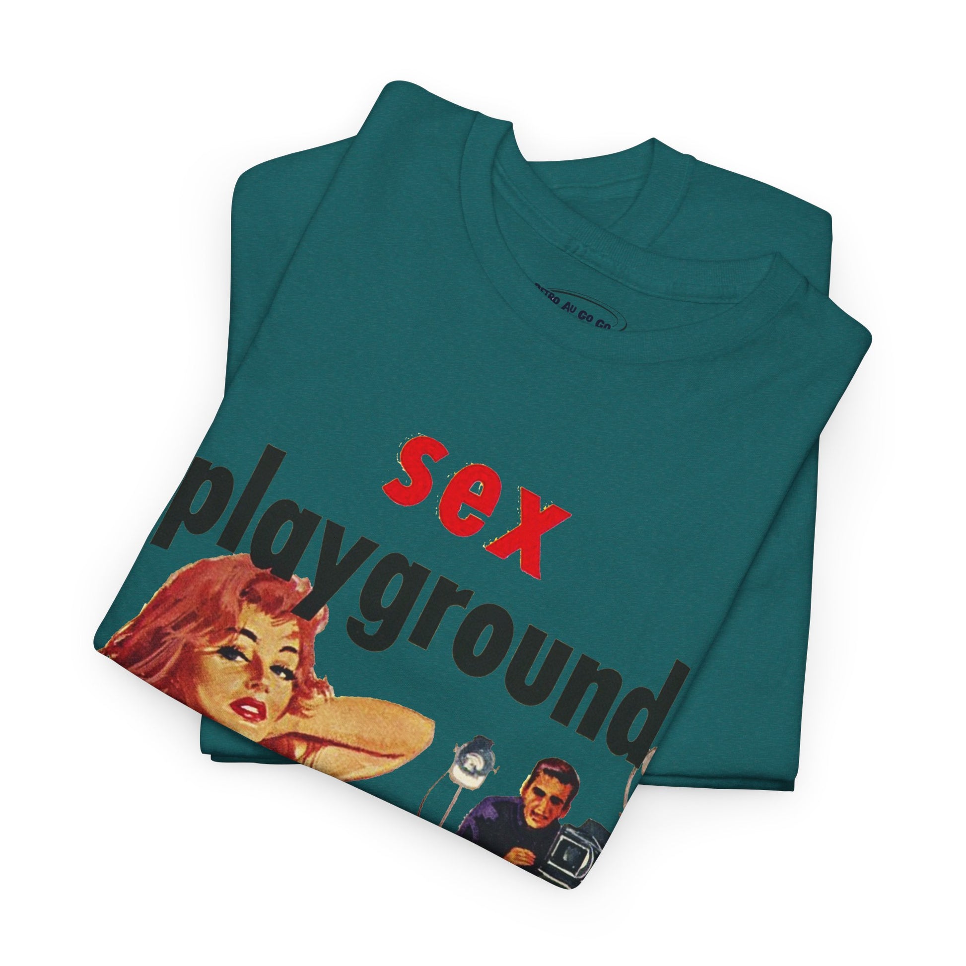 Sex Playground T-shirt - Retro Au Go Go