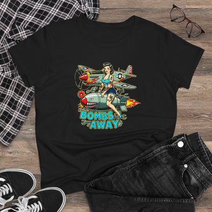 Bombs Away Womens T-Shirt - Retro Au Go Go