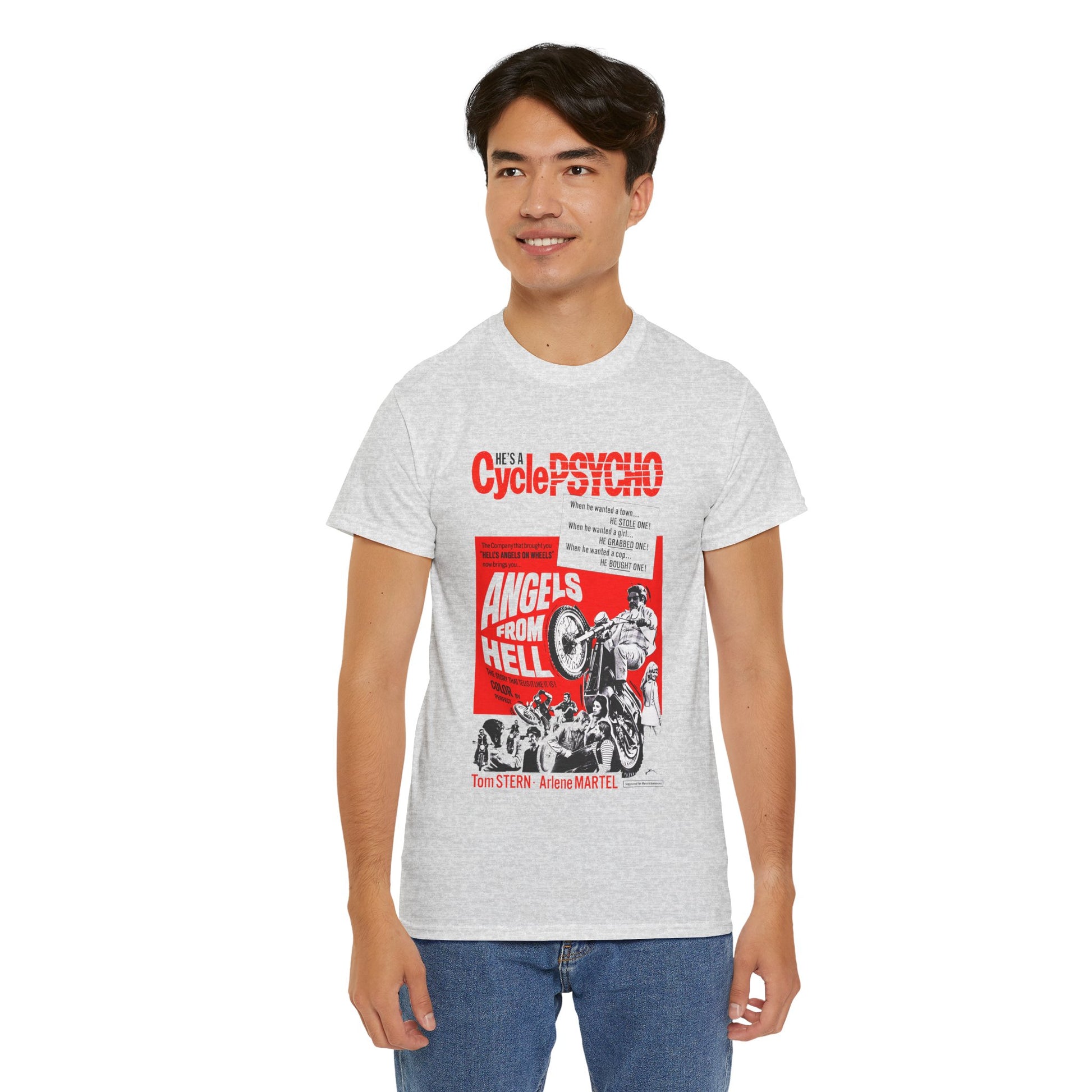 Cycle Psycho T-Shirt - Retro Au Go Go