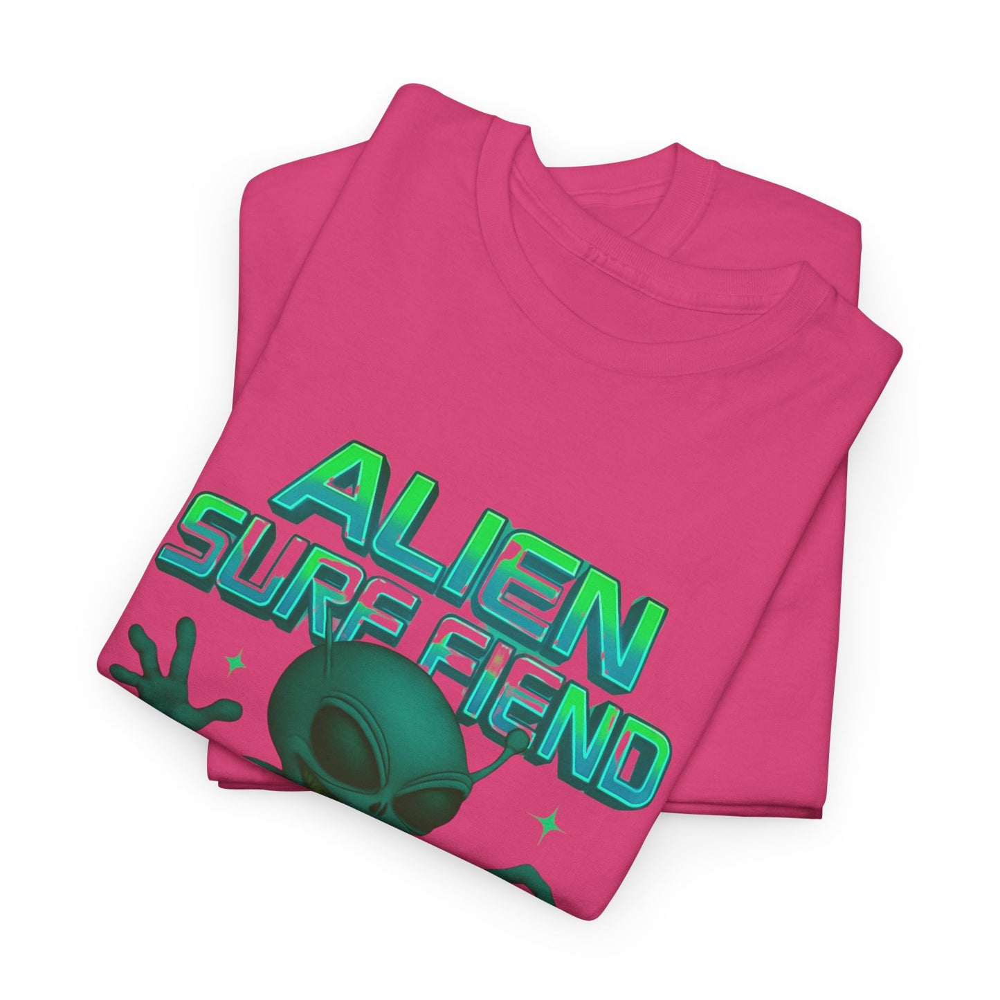 Alien Surf Fiend T-shirt - Retro Au Go Go