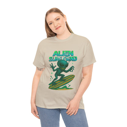 Alien Surf Fiend T-shirt - Retro Au Go Go