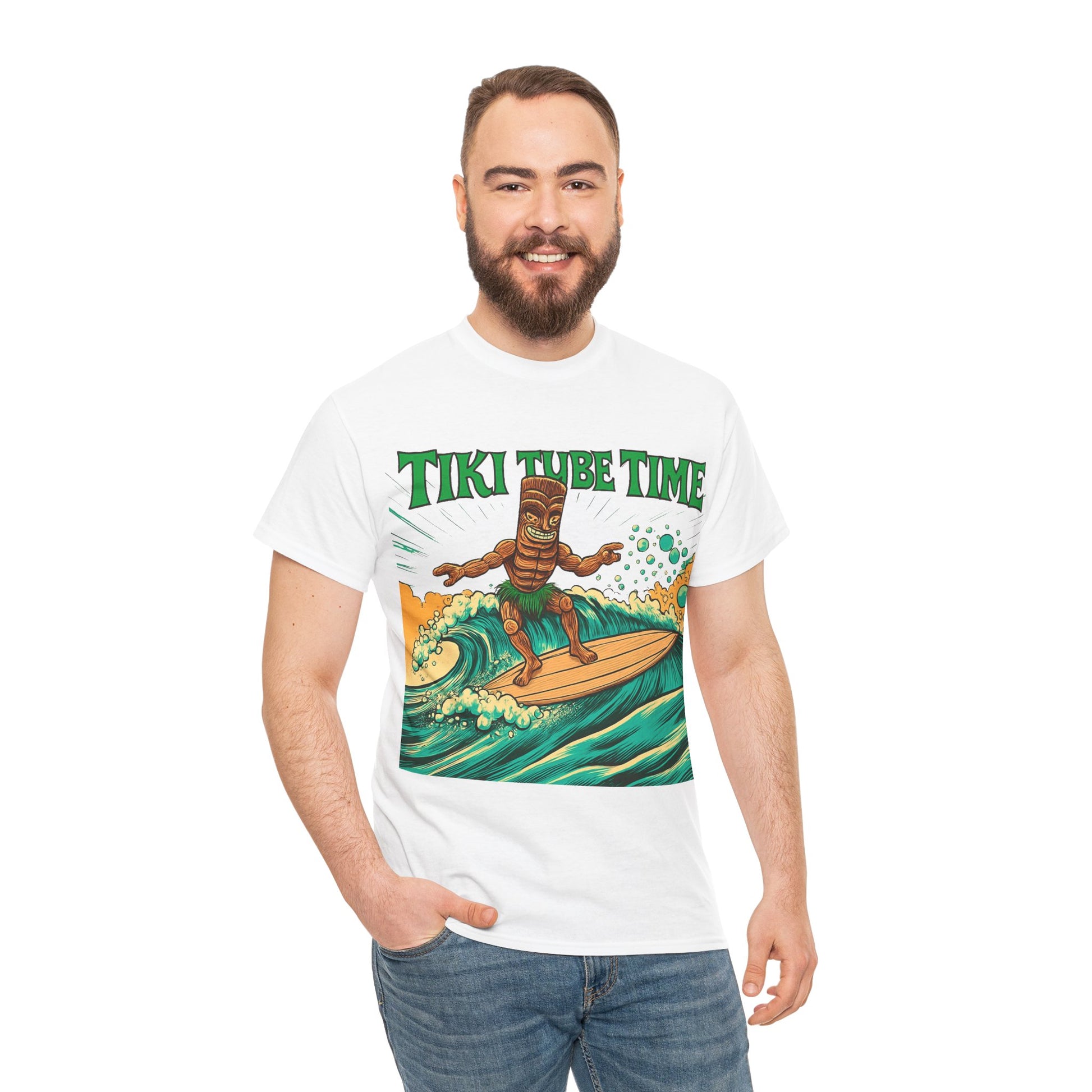 Tiki Tube Time T-shirt - Retro Au Go Go