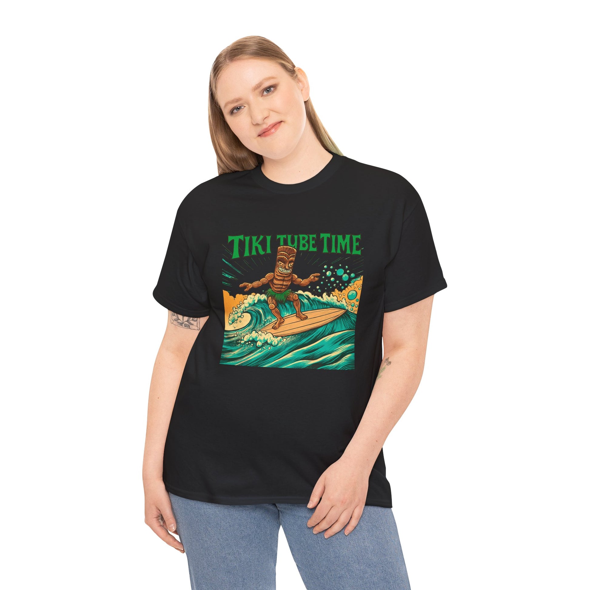 Tiki Tube Time T-shirt - Retro Au Go Go