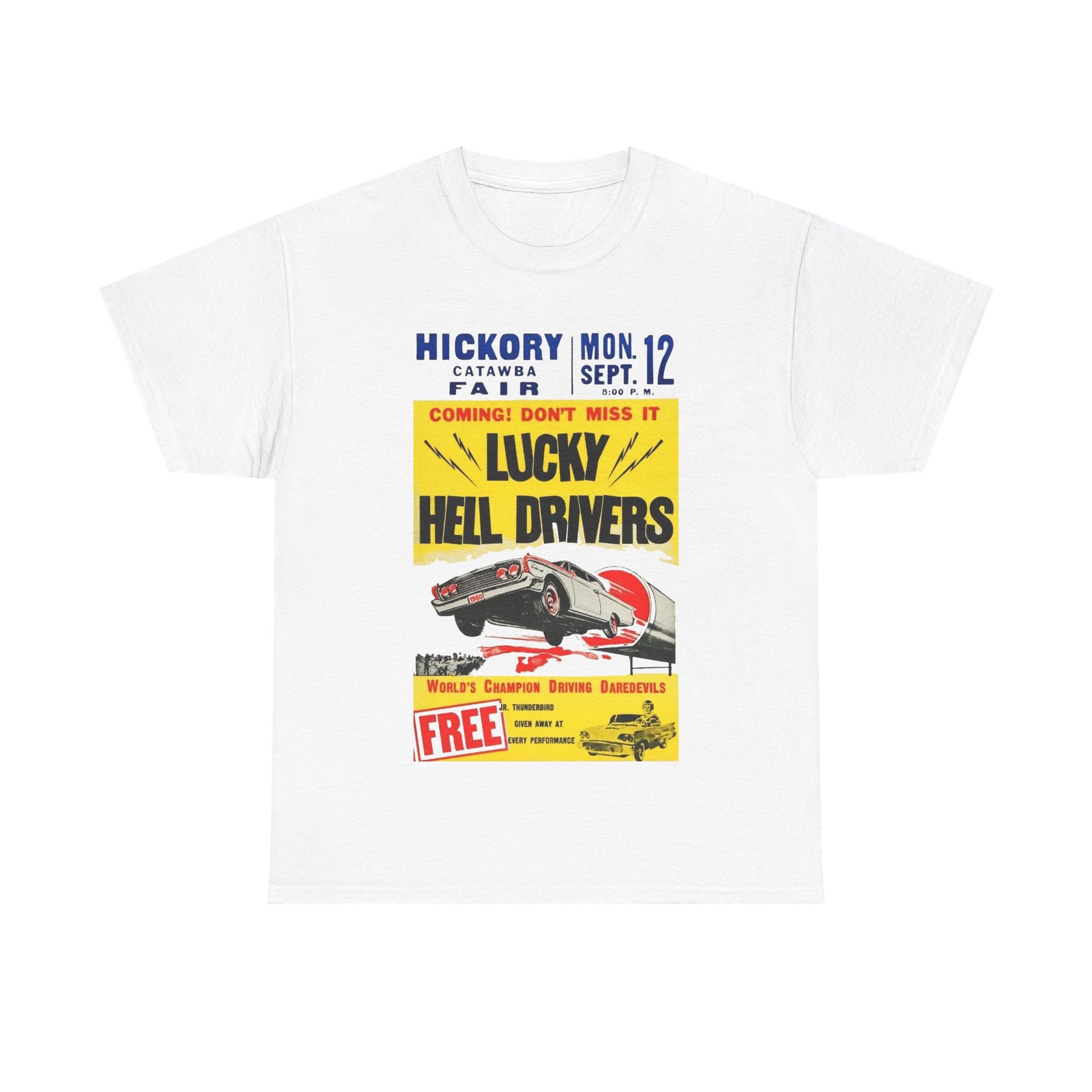 Lucky Hell Drivers T-shirt - Retro Au Go Go