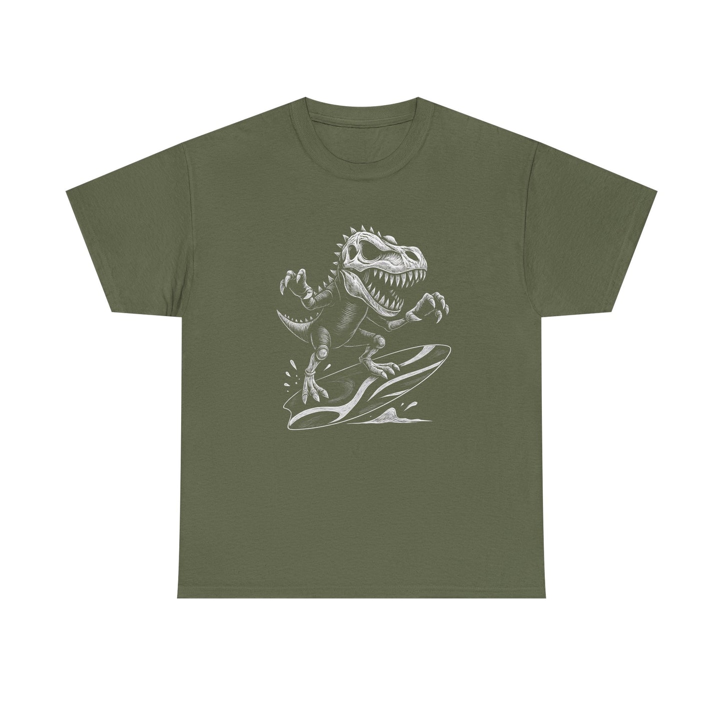 T - Rex Surfing T-shirt - Retro Au Go Go