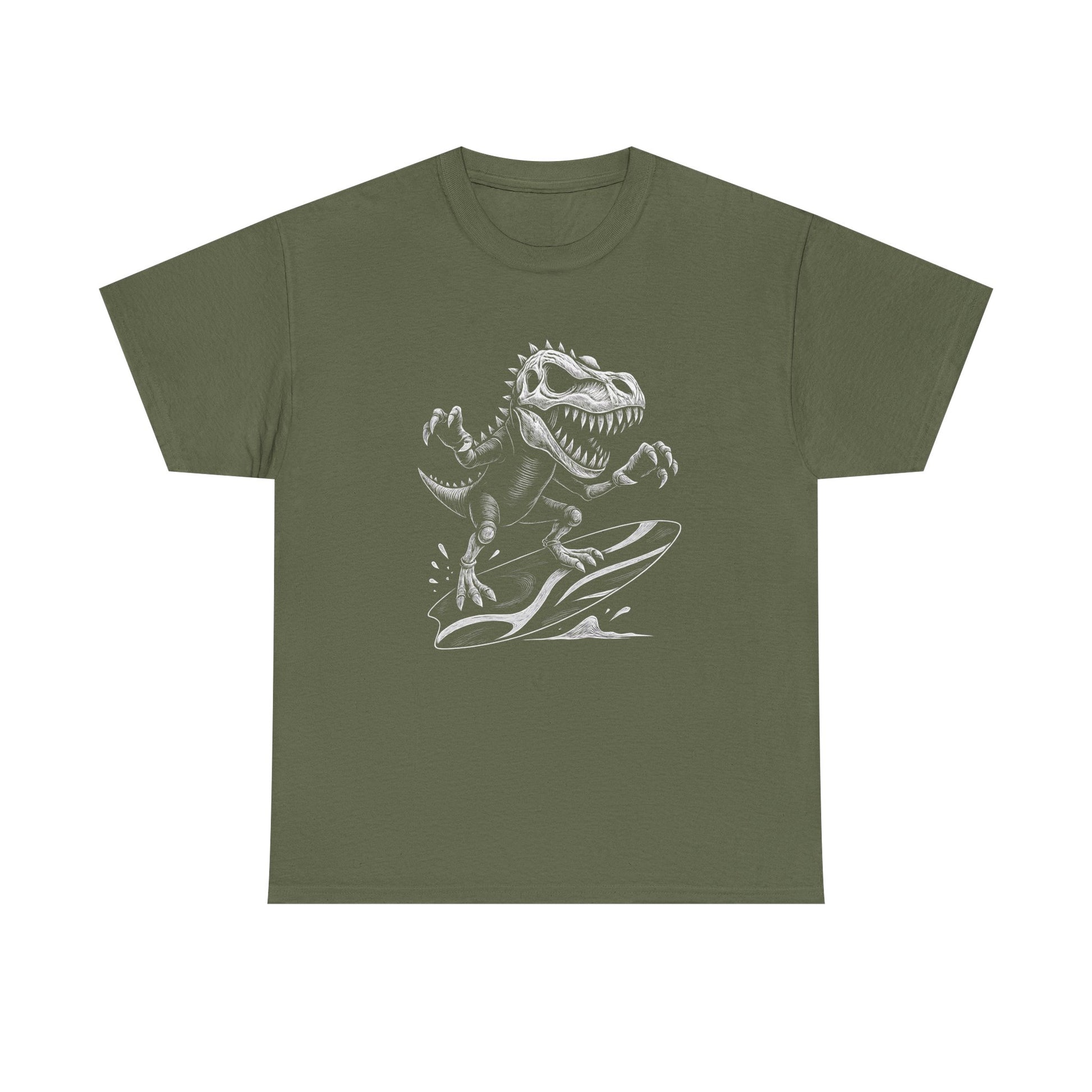 T - Rex Surfing T-shirt - Retro Au Go Go