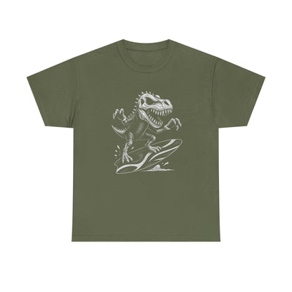 T - Rex Surfing T-shirt - Retro Au Go Go