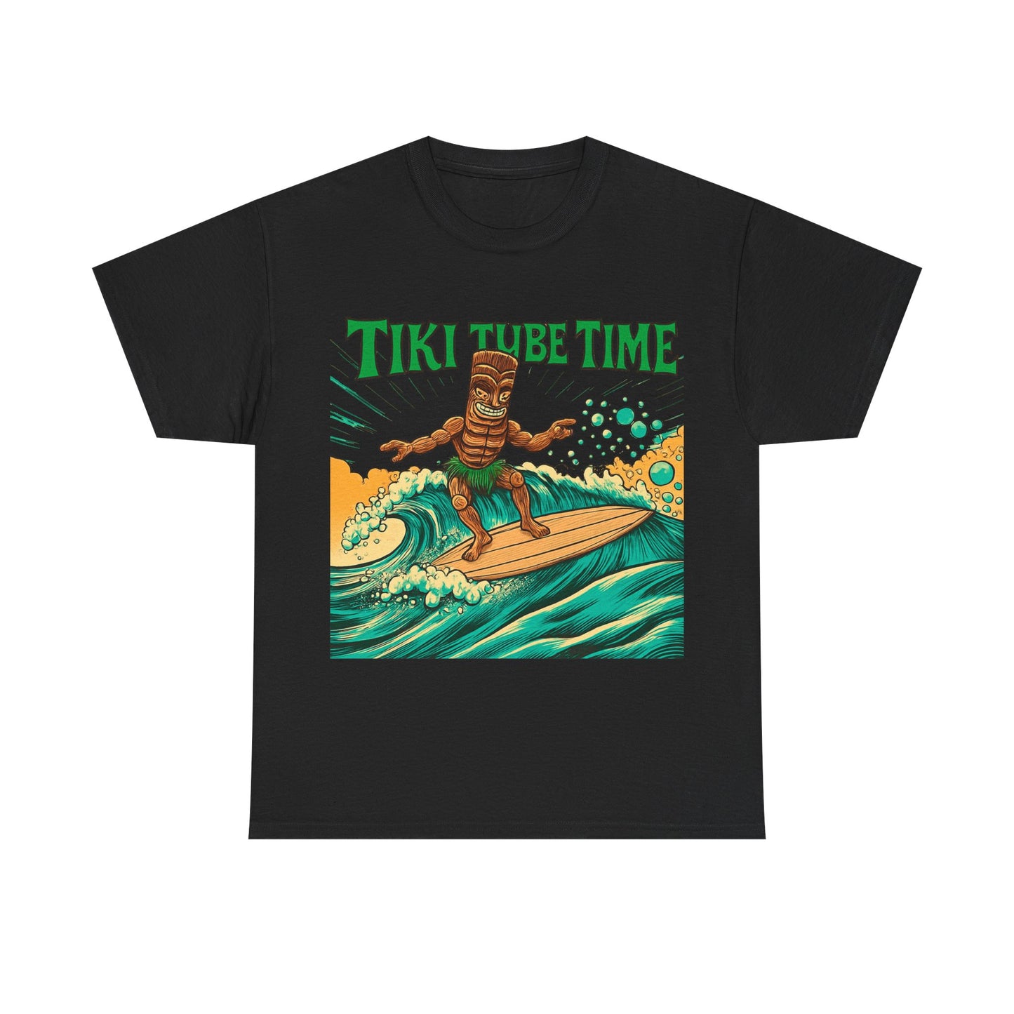 Tiki Tube Time T-shirt - Retro Au Go Go