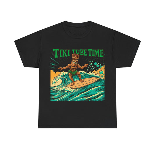 Tiki Tube Time T-shirt - Retro Au Go Go