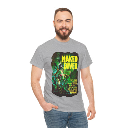 Naked Diver T-shirt - Retro Au Go Go