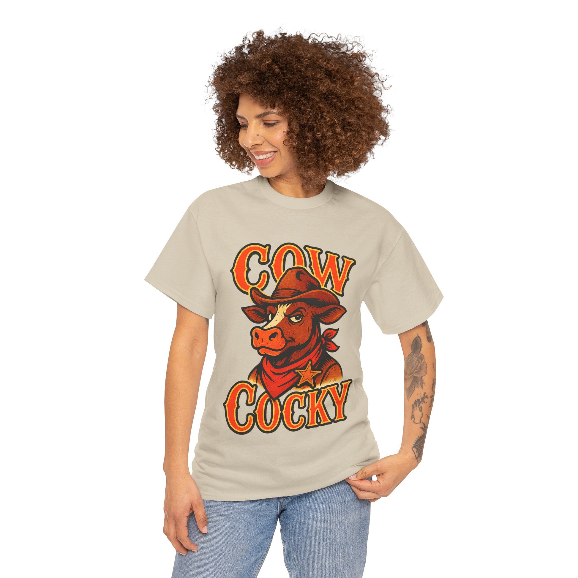 Cow Cocky T-Shirt - Retro Au Go Go