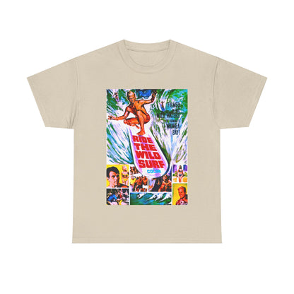 Ride The Wild Surf T-shirt - Retro Au Go Go