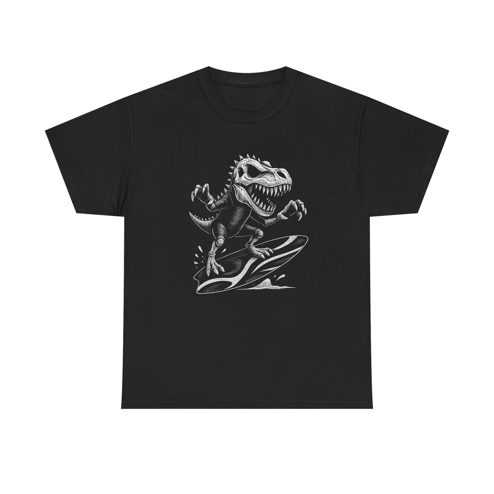 T - Rex Surfing T-shirt - Retro Au Go Go