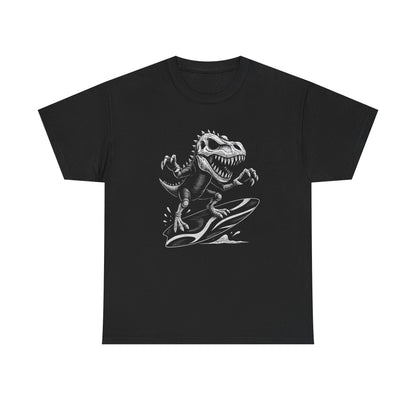 T - Rex Surfing T-shirt - Retro Au Go Go