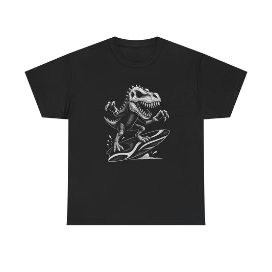 T - Rex Surfing T-shirt - Retro Au Go Go