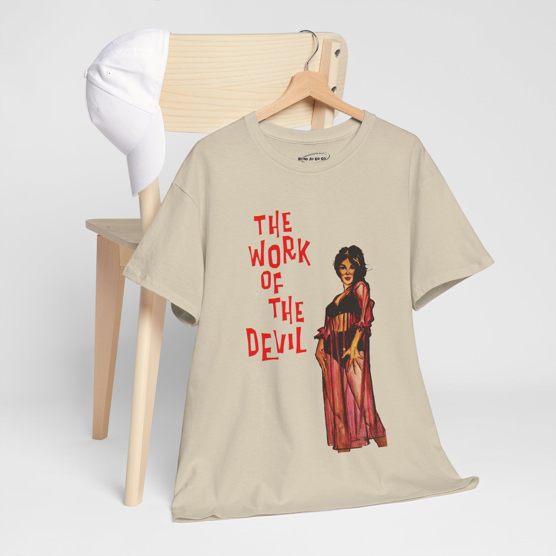 The Work Of The Devil T-shirt - Retro Au Go Go