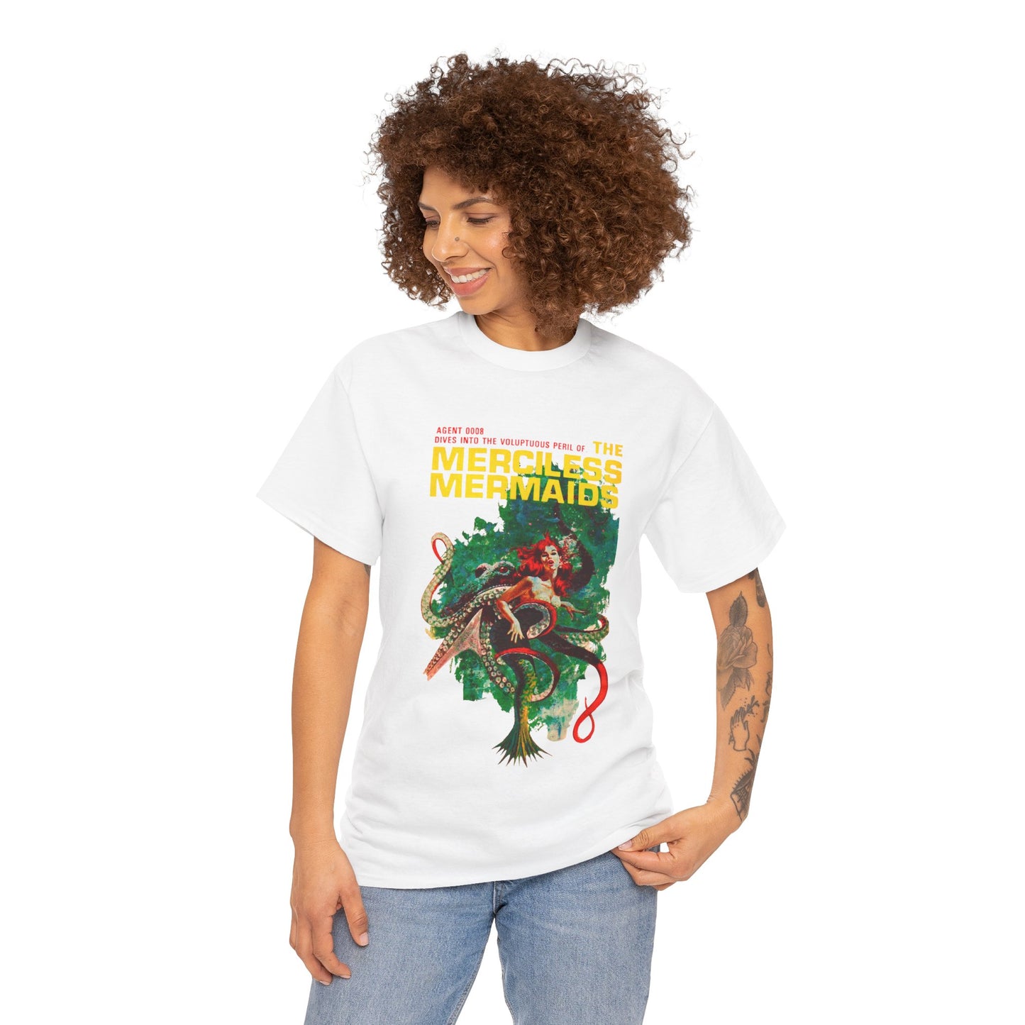 Merciless Mermaids T-shirt - Retro Au Go Go